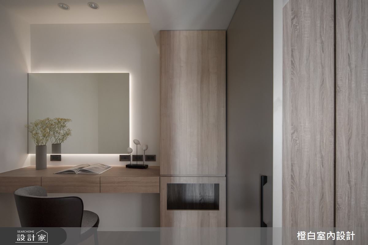42坪中古屋(5~15年)＿現代風更衣間案例圖片＿橙白室內裝修設計工程有限公司＿橙白_109新富邑之64