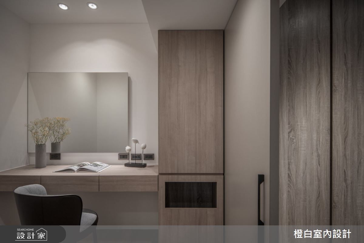 42坪中古屋(5~15年)＿現代風更衣間案例圖片＿橙白室內裝修設計工程有限公司＿橙白_109新富邑之65