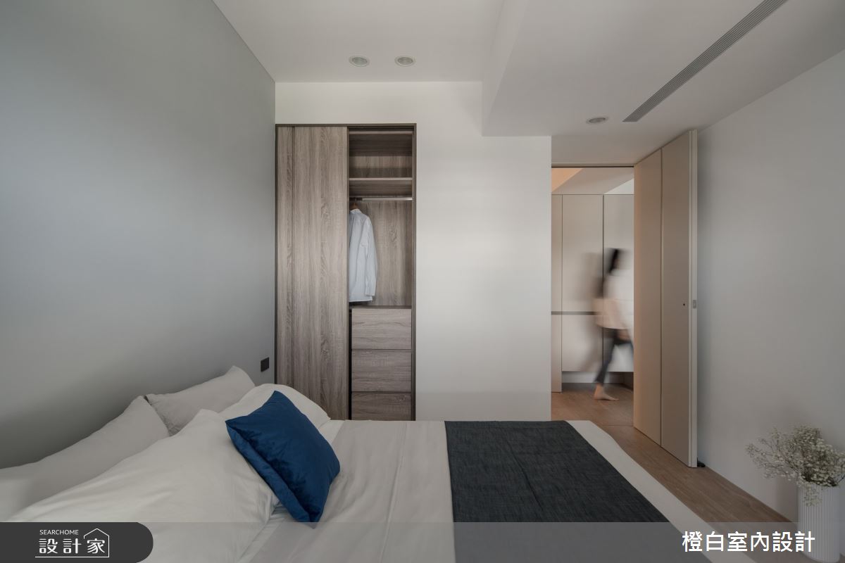 42坪中古屋(5~15年)＿現代風臥室案例圖片＿橙白室內裝修設計工程有限公司＿橙白_109新富邑之72