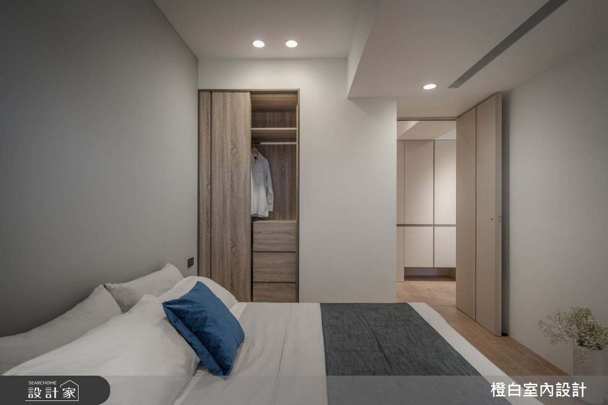 42坪中古屋(5~15年)＿現代風臥室案例圖片＿橙白室內裝修設計工程有限公司＿橙白_109新富邑之73