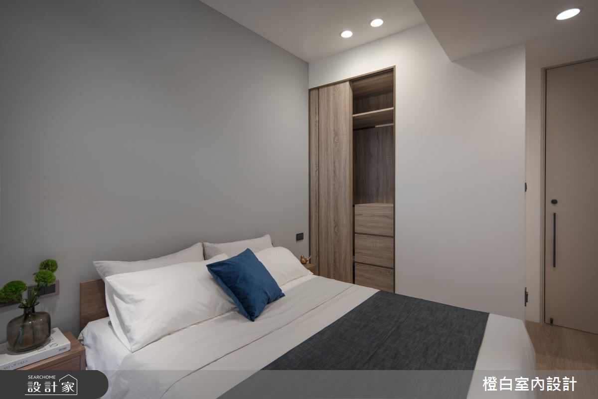 42坪中古屋(5~15年)＿現代風臥室案例圖片＿橙白室內裝修設計工程有限公司＿橙白_109新富邑之74