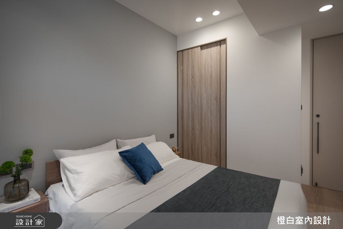 42坪中古屋(5~15年)＿現代風臥室案例圖片＿橙白室內裝修設計工程有限公司＿橙白_109新富邑之75