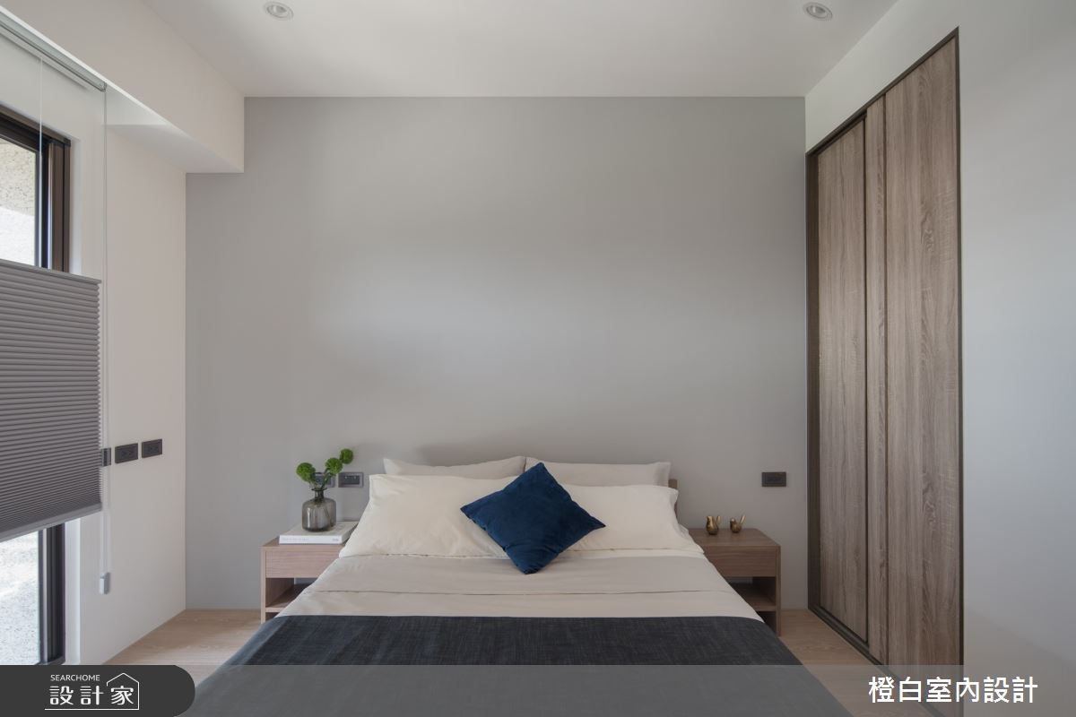 42坪中古屋(5~15年)＿現代風臥室案例圖片＿橙白室內裝修設計工程有限公司＿橙白_109新富邑之77