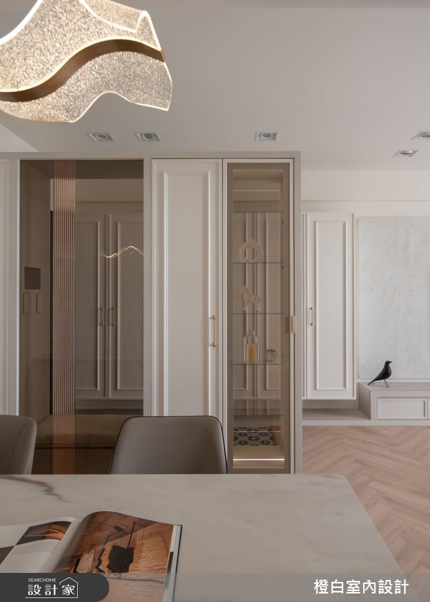 30坪新成屋(5年以下)＿法式奶油風餐廳案例圖片＿橙白室內裝修設計工程有限公司＿橙白_112益騏福爾摩沙之28