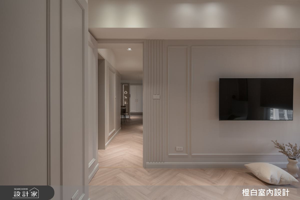 30坪新成屋(5年以下)＿法式奶油風臥室案例圖片＿橙白室內裝修設計工程有限公司＿橙白_112益騏福爾摩沙之51