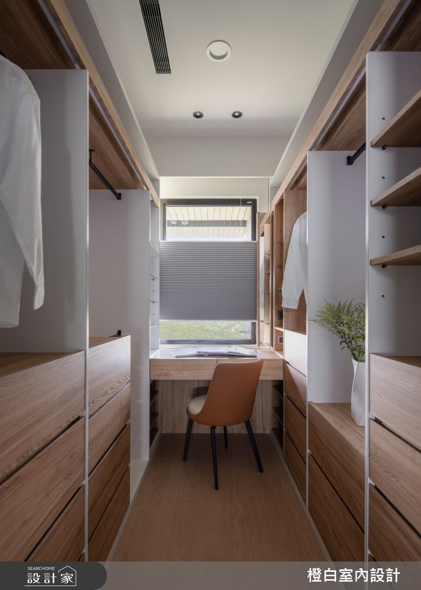 26坪新成屋(5年以下)＿混搭風更衣間案例圖片＿橙白室內裝修設計工程有限公司＿橙白_114富宇上城之33