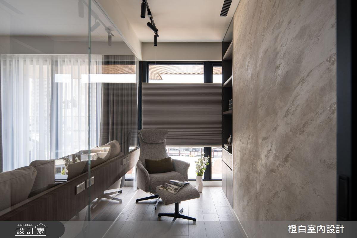 27坪新成屋(5年以下)＿北歐簡約風書房案例圖片＿橙白室內裝修設計工程有限公司＿橙白_115文山元利森活之25
