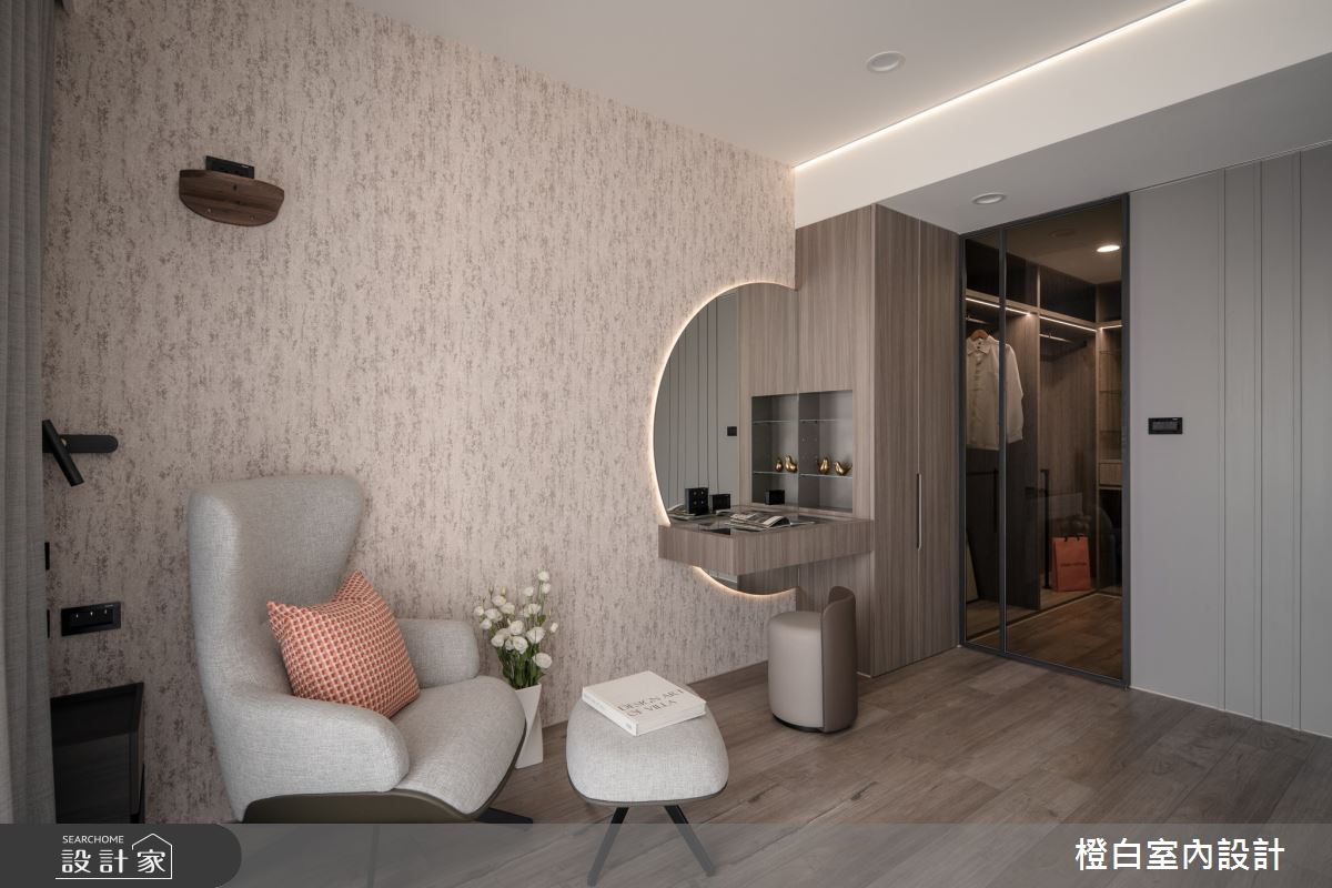 27坪新成屋(5年以下)＿北歐簡約風臥室案例圖片＿橙白室內裝修設計工程有限公司＿橙白_115文山元利森活之34