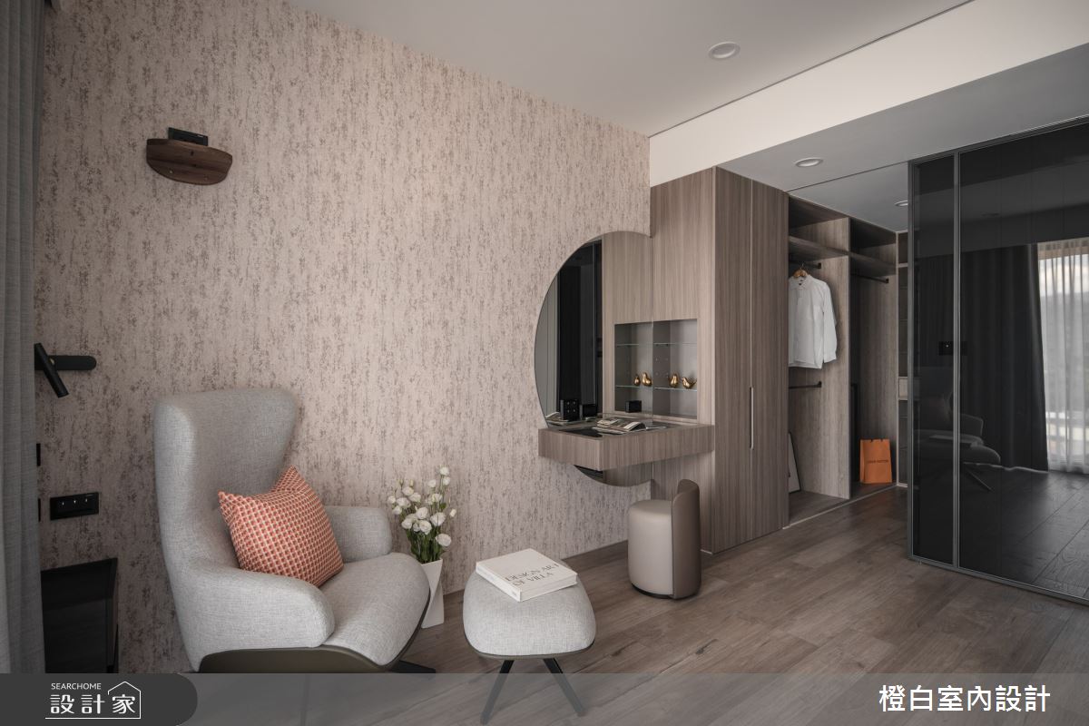 27坪新成屋(5年以下)＿北歐簡約風臥室案例圖片＿橙白室內裝修設計工程有限公司＿橙白_115文山元利森活之35