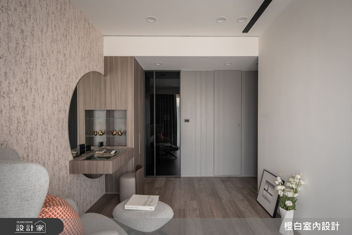 27坪新成屋(5年以下)＿北歐簡約風臥室案例圖片＿橙白室內裝修設計工程有限公司＿橙白_115文山元利森活之39