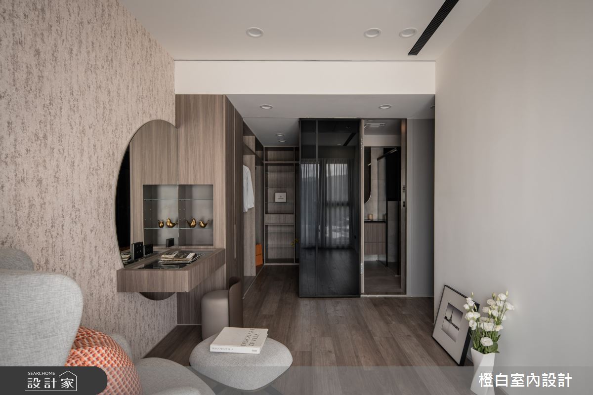 27坪新成屋(5年以下)＿北歐簡約風臥室案例圖片＿橙白室內裝修設計工程有限公司＿橙白_115文山元利森活之41