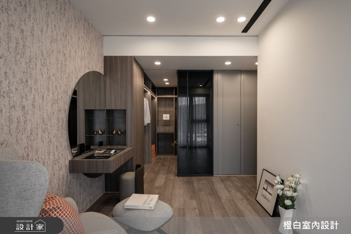 27坪新成屋(5年以下)＿北歐簡約風臥室案例圖片＿橙白室內裝修設計工程有限公司＿橙白_115文山元利森活之42