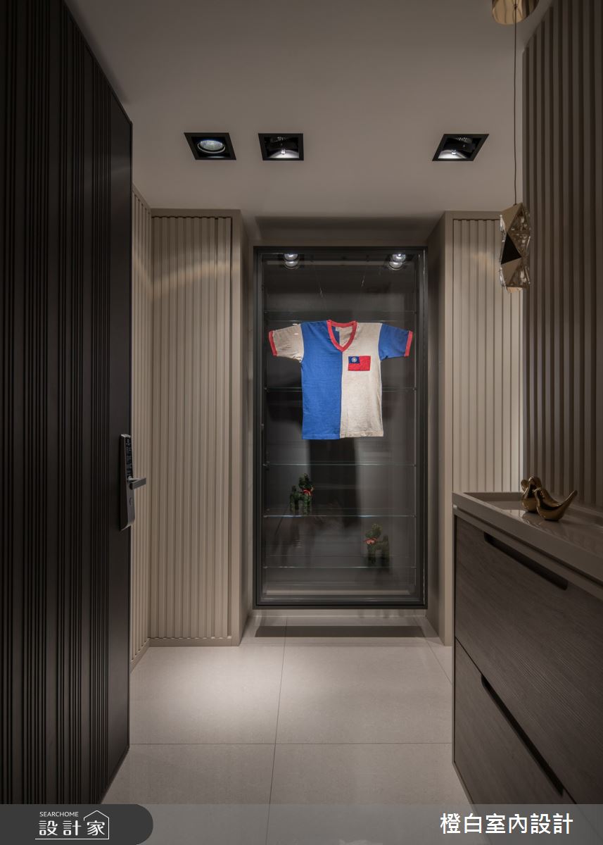 22坪新成屋(5年以下)＿奶油風玄關案例圖片＿橙白室內裝修設計工程有限公司＿橙白_117文山元利森活_奶油風之1