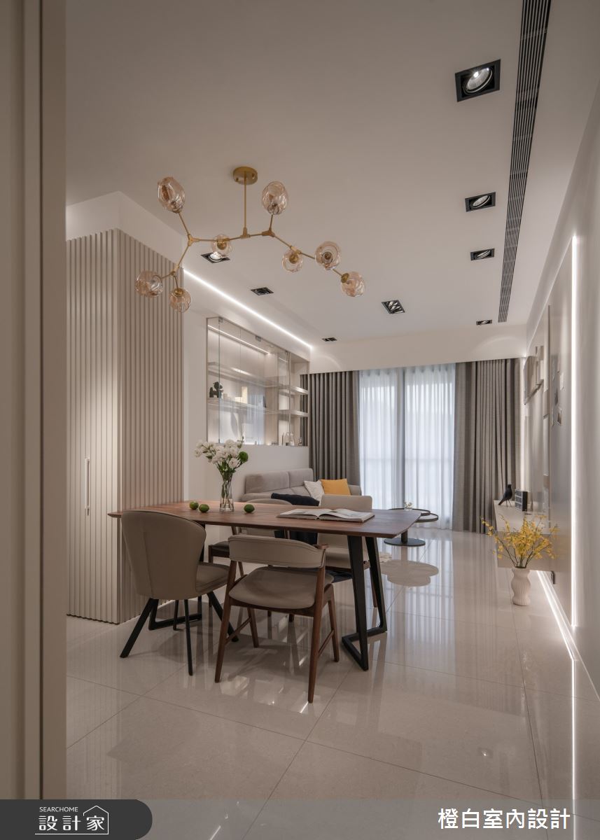 22坪新成屋(5年以下)＿奶油風餐廳案例圖片＿橙白室內裝修設計工程有限公司＿橙白_117文山元利森活_奶油風之24