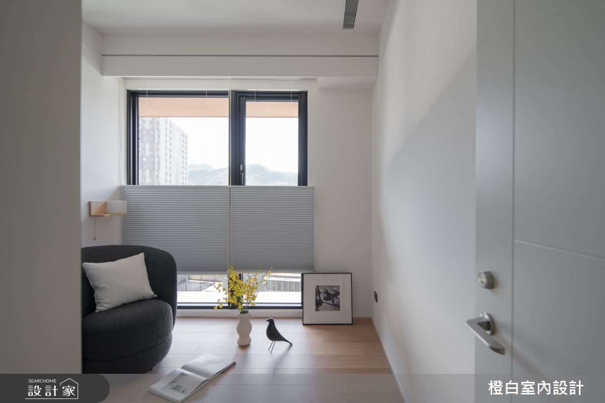22坪新成屋(5年以下)＿奶油風客房案例圖片＿橙白室內裝修設計工程有限公司＿橙白_117文山元利森活_奶油風之34
