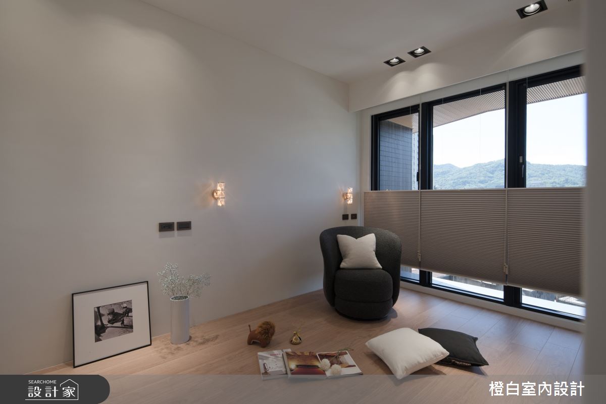 22坪新成屋(5年以下)＿奶油風臥室案例圖片＿橙白室內裝修設計工程有限公司＿橙白_117文山元利森活_奶油風之36