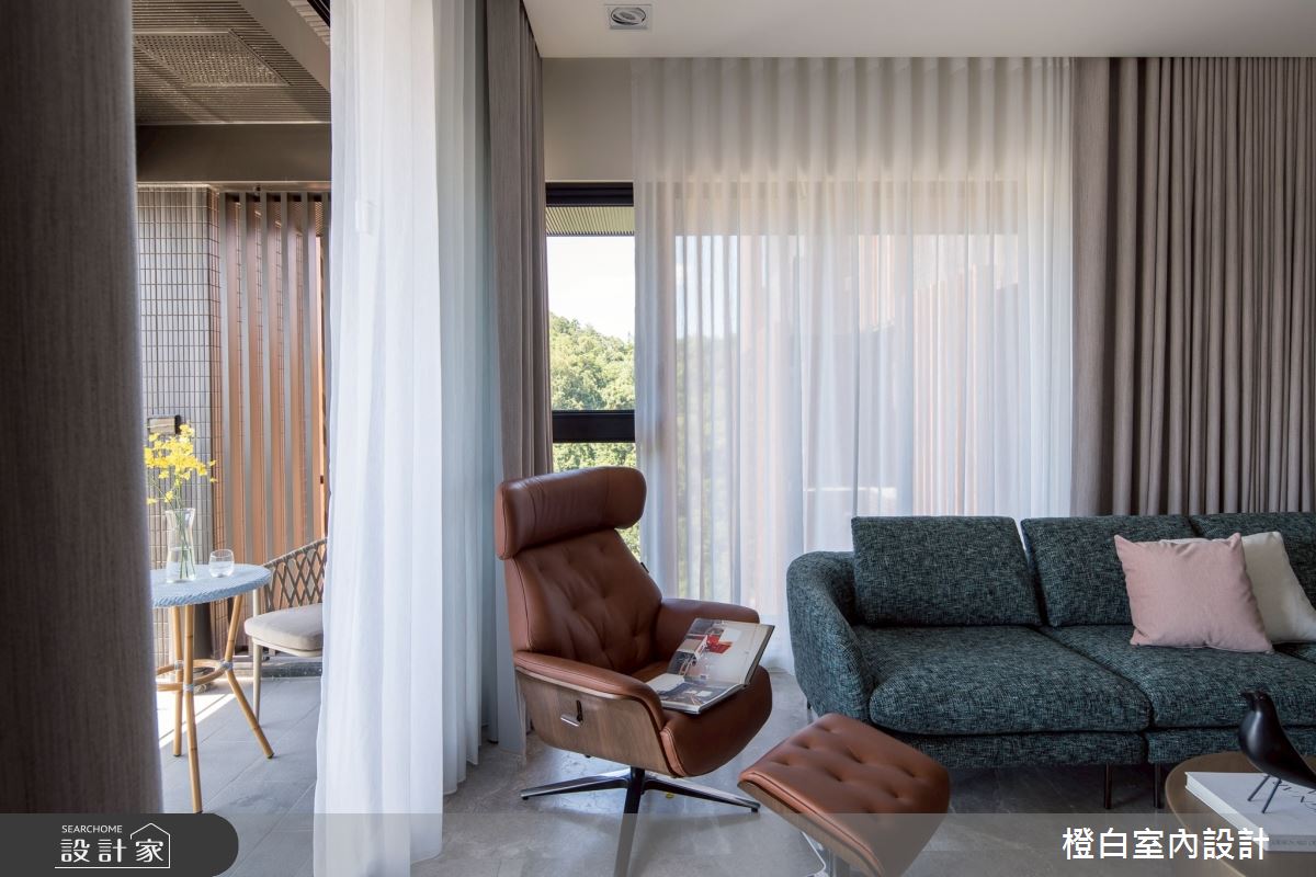 29坪新成屋(5年以下)＿現代風客廳案例圖片＿橙白室內裝修設計工程有限公司＿橙白_118文山元利森活_現代風之33