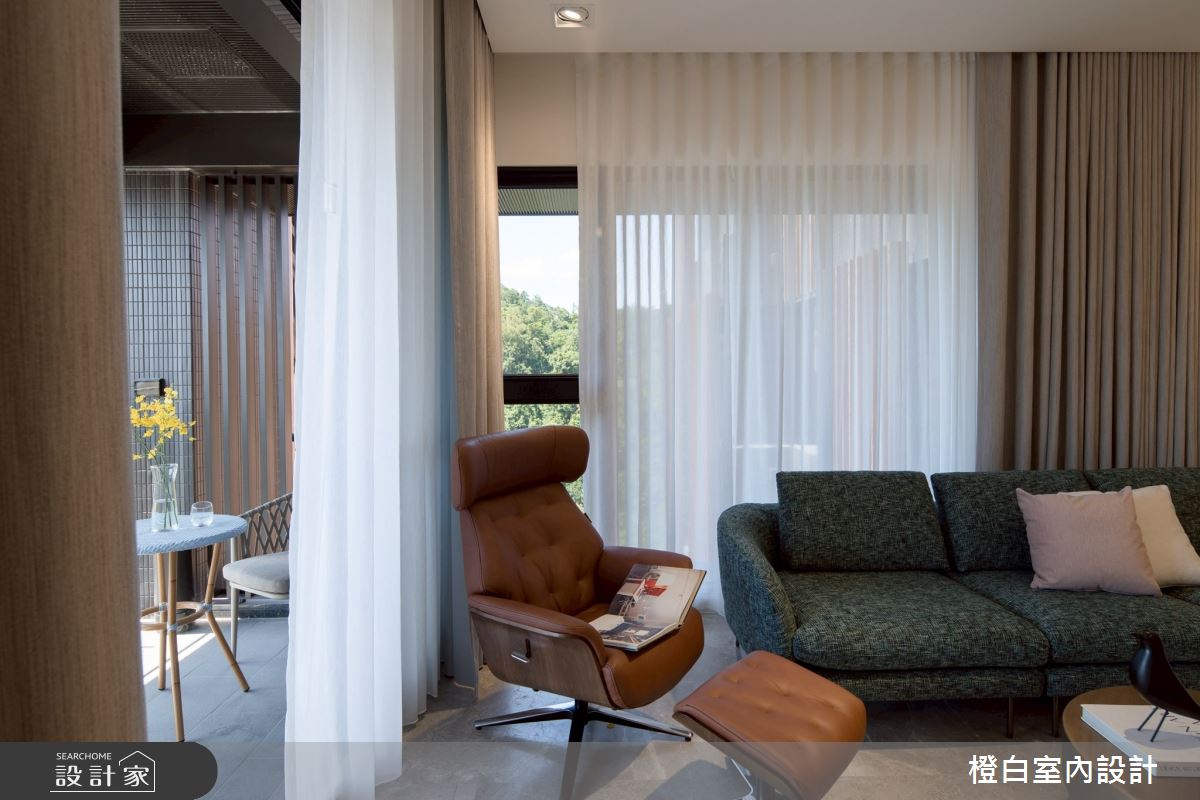 29坪新成屋(5年以下)＿現代風客廳案例圖片＿橙白室內裝修設計工程有限公司＿橙白_118文山元利森活_現代風之34
