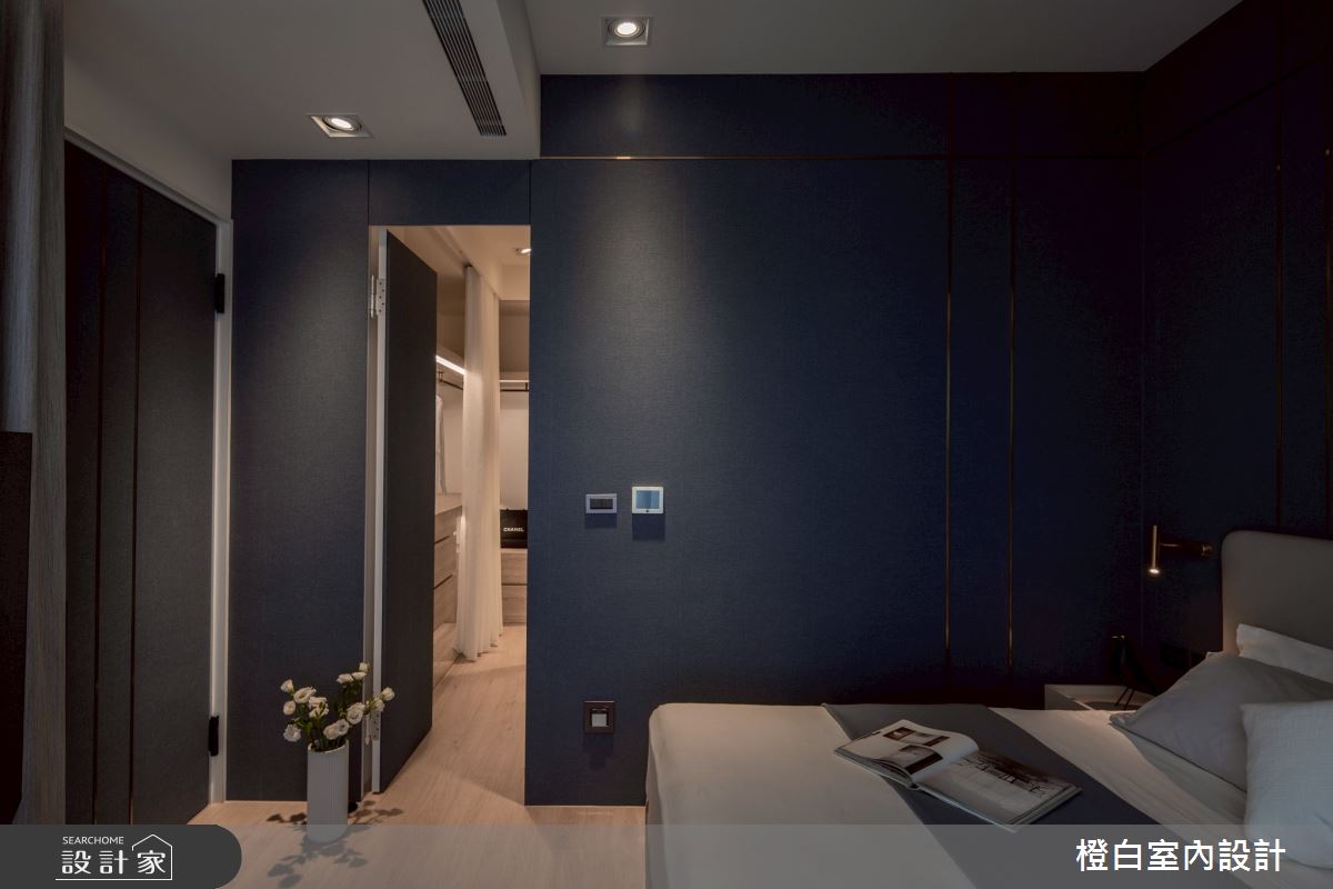 29坪新成屋(5年以下)＿現代風臥室更衣間案例圖片＿橙白室內裝修設計工程有限公司＿橙白_118文山元利森活_現代風之35