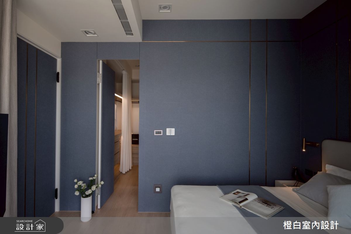 29坪新成屋(5年以下)＿現代風臥室更衣間案例圖片＿橙白室內裝修設計工程有限公司＿橙白_118文山元利森活_現代風之36