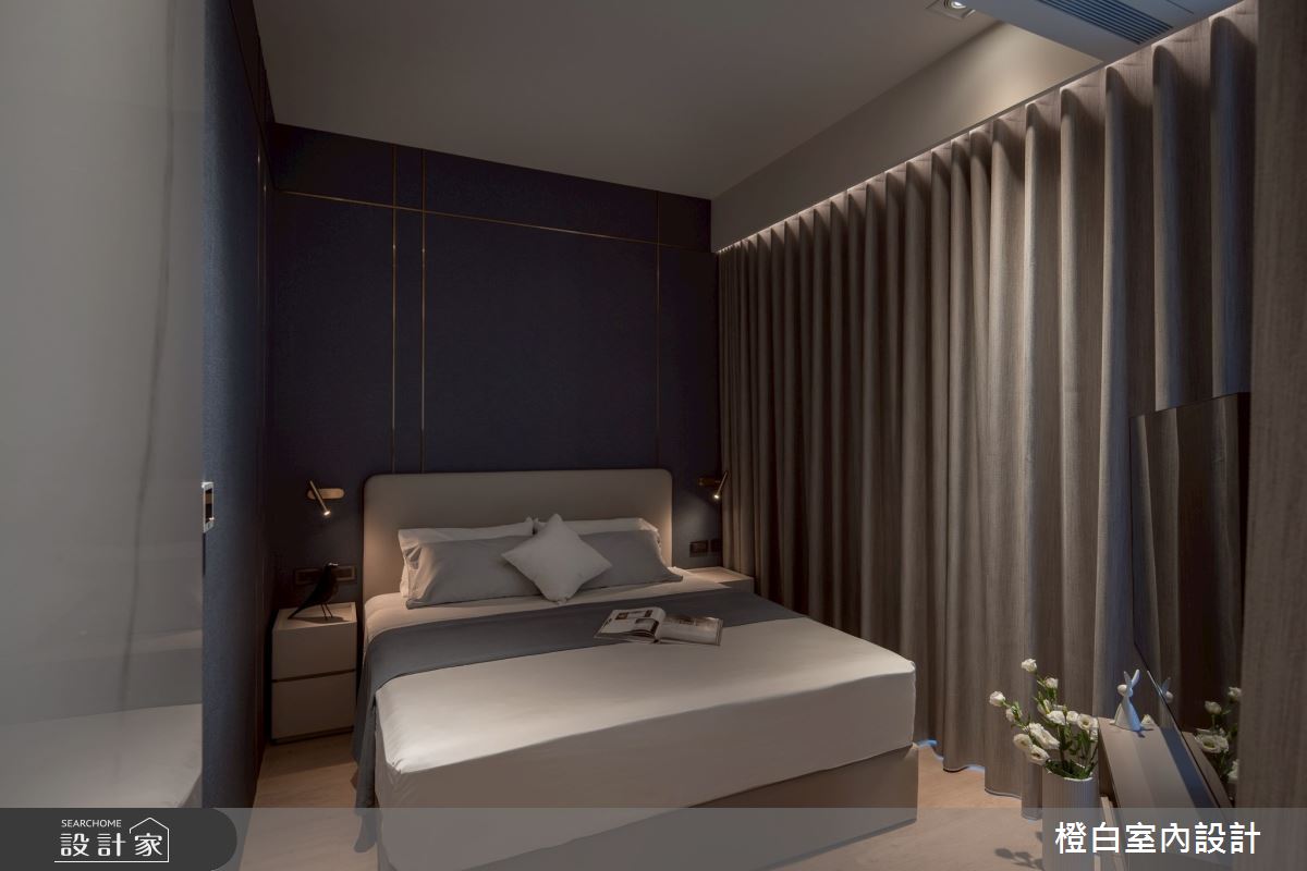 29坪新成屋(5年以下)＿現代風臥室案例圖片＿橙白室內裝修設計工程有限公司＿橙白_118文山元利森活_現代風之41