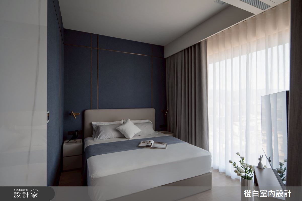 29坪新成屋(5年以下)＿現代風臥室案例圖片＿橙白室內裝修設計工程有限公司＿橙白_118文山元利森活_現代風之42