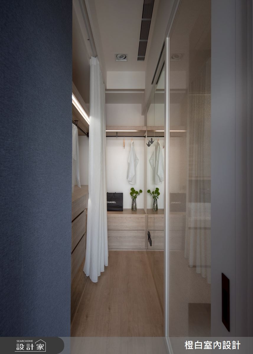 29坪新成屋(5年以下)＿現代風更衣間案例圖片＿橙白室內裝修設計工程有限公司＿橙白_118文山元利森活_現代風之44