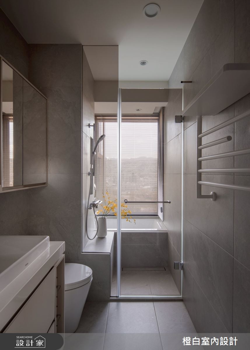 29坪新成屋(5年以下)＿現代風浴室案例圖片＿橙白室內裝修設計工程有限公司＿橙白_118文山元利森活_現代風之47