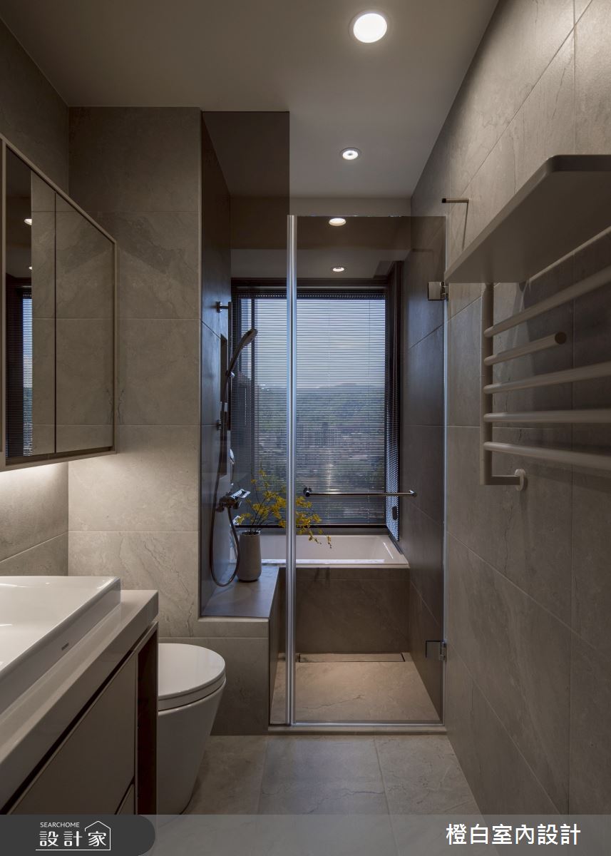 29坪新成屋(5年以下)＿現代風浴室案例圖片＿橙白室內裝修設計工程有限公司＿橙白_118文山元利森活_現代風之48