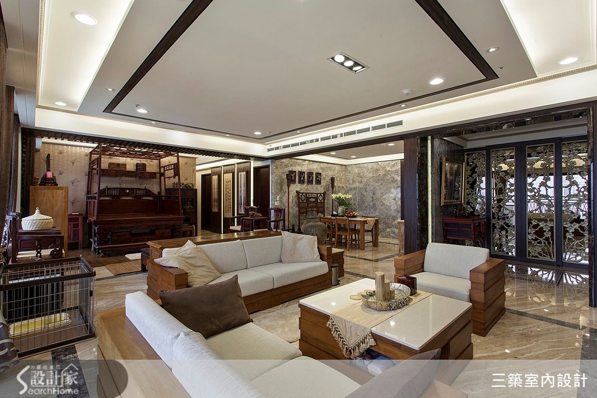 80坪新成屋(5年以下)＿新中式風案例圖片＿三築室內設計＿三築_08之3