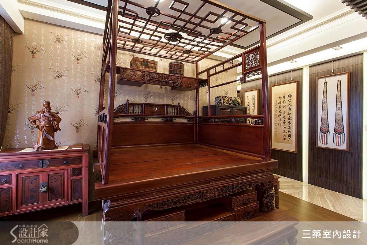 80坪新成屋(5年以下)＿新中式風案例圖片＿三築室內設計＿三築_08之8