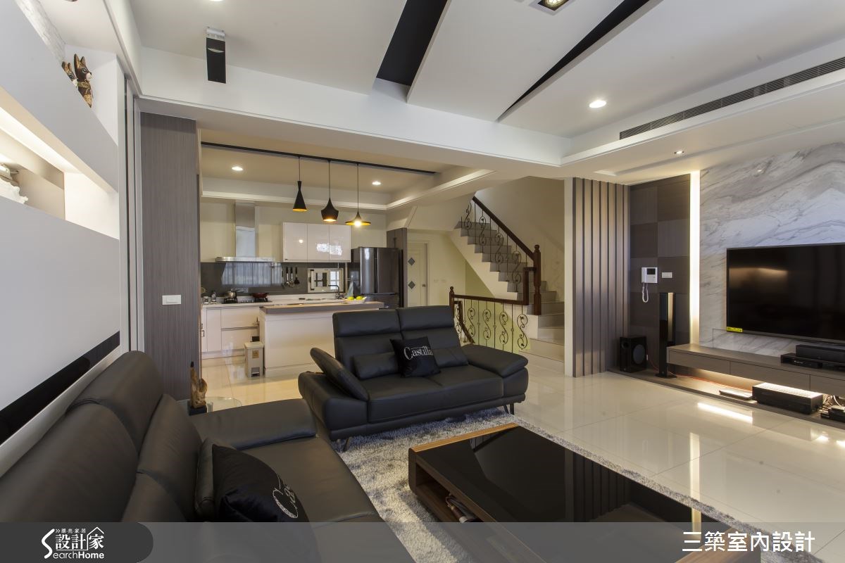 70坪新成屋(5年以下)＿現代風案例圖片＿三築室內設計＿三築_13之1