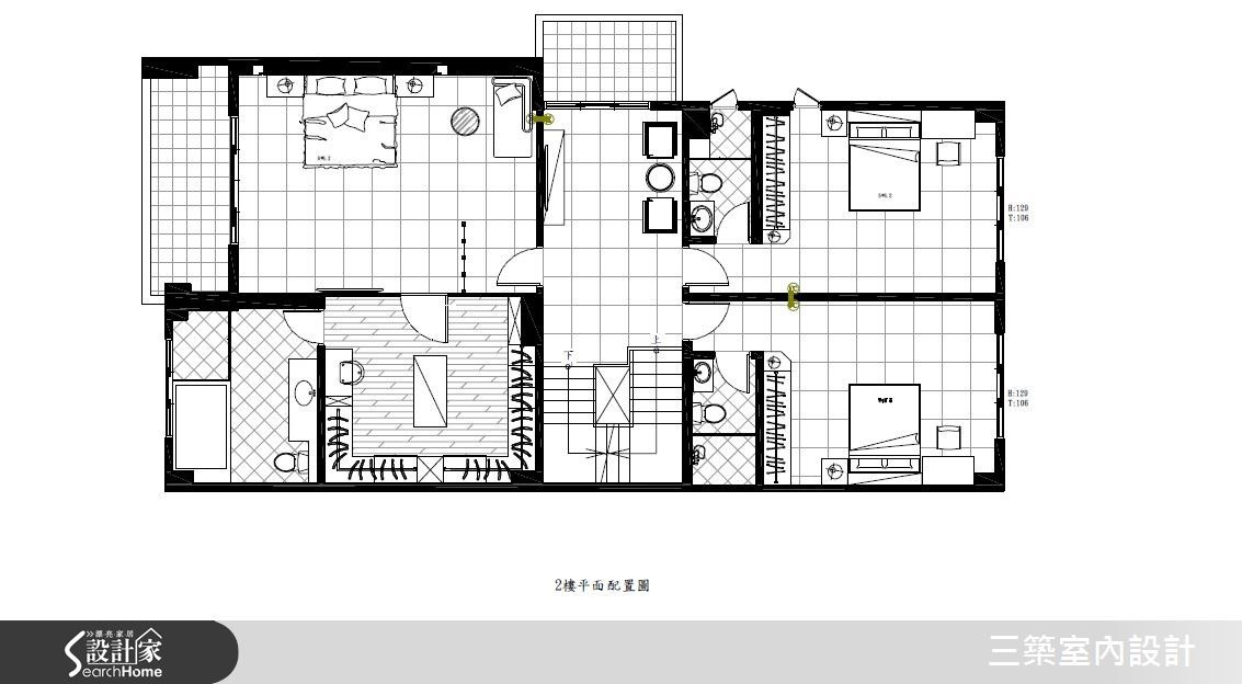 80坪新成屋(5年以下)＿混搭風案例圖片＿三築室內設計＿三築_14之37