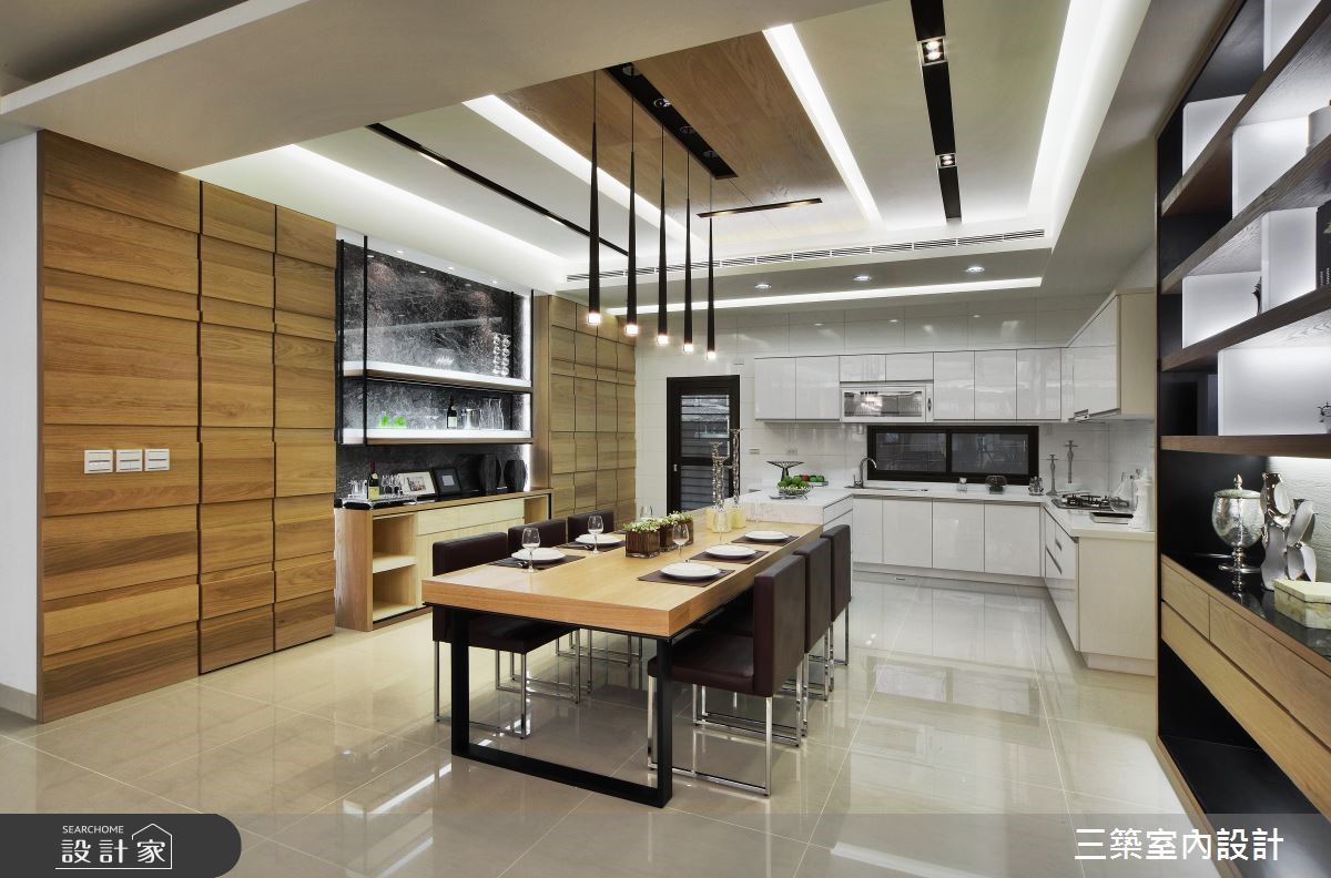 90坪新成屋(5年以下)＿現代風餐廳案例圖片＿三築室內設計＿三築_16之8
