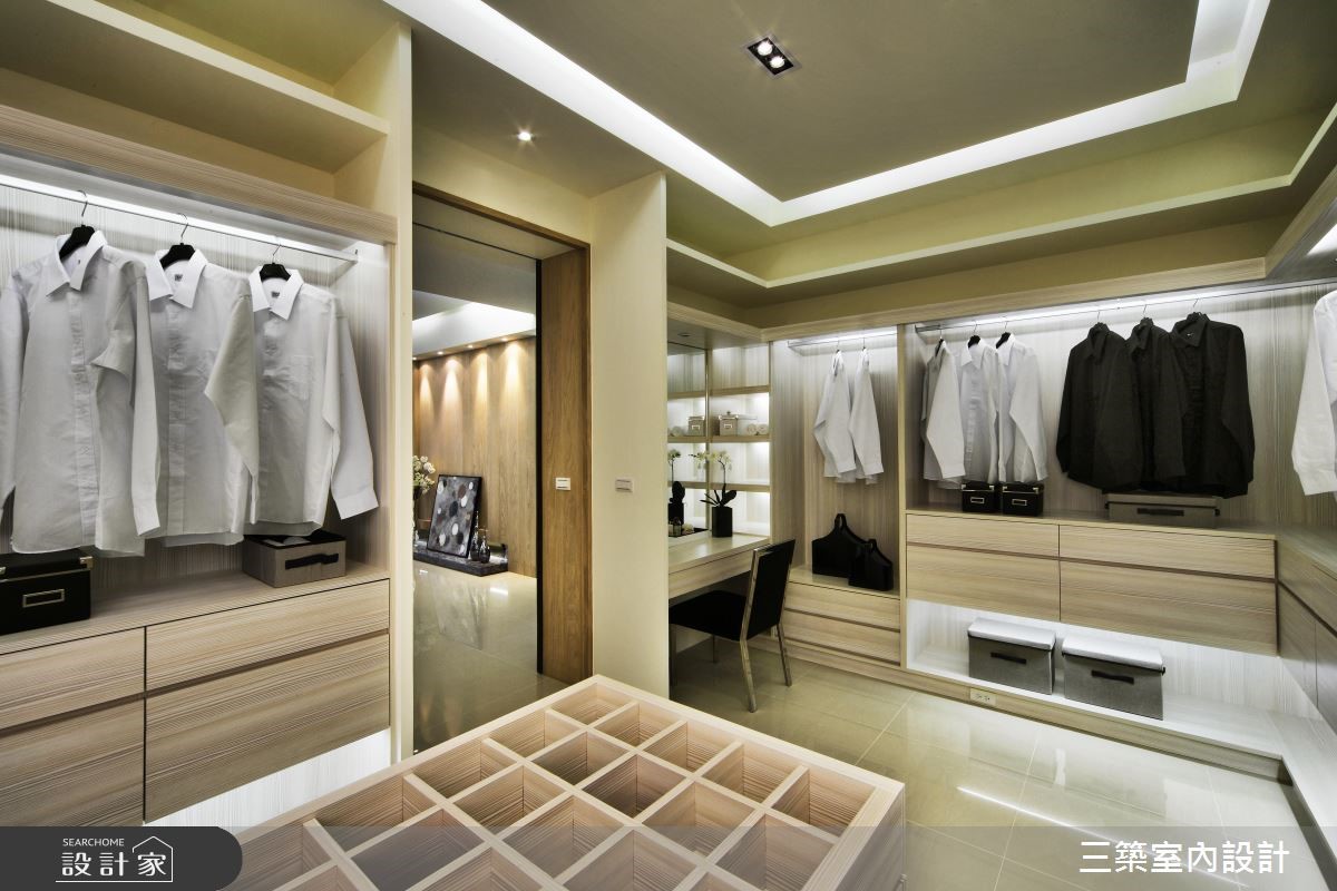 90坪新成屋(5年以下)＿現代風更衣間案例圖片＿三築室內設計＿三築_16之15