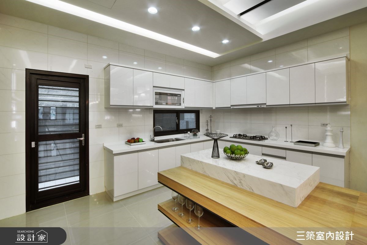 90坪新成屋(5年以下)＿現代風廚房案例圖片＿三築室內設計＿三築_16之10