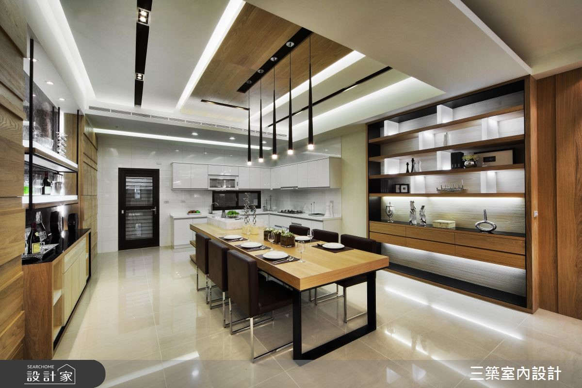 90坪新成屋(5年以下)＿現代風餐廳案例圖片＿三築室內設計＿三築_16之7