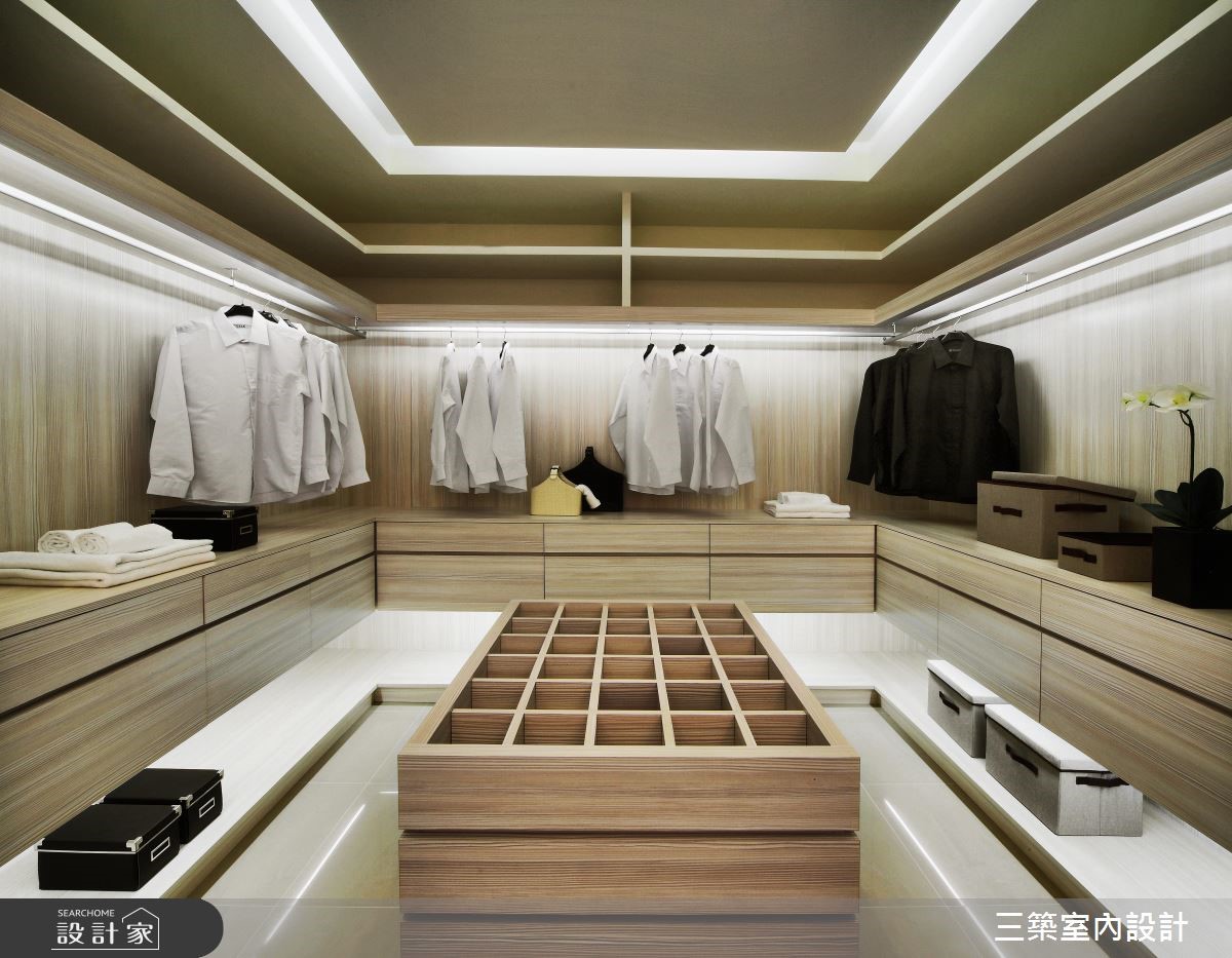 90坪新成屋(5年以下)＿現代風更衣間案例圖片＿三築室內設計＿三築_16之14