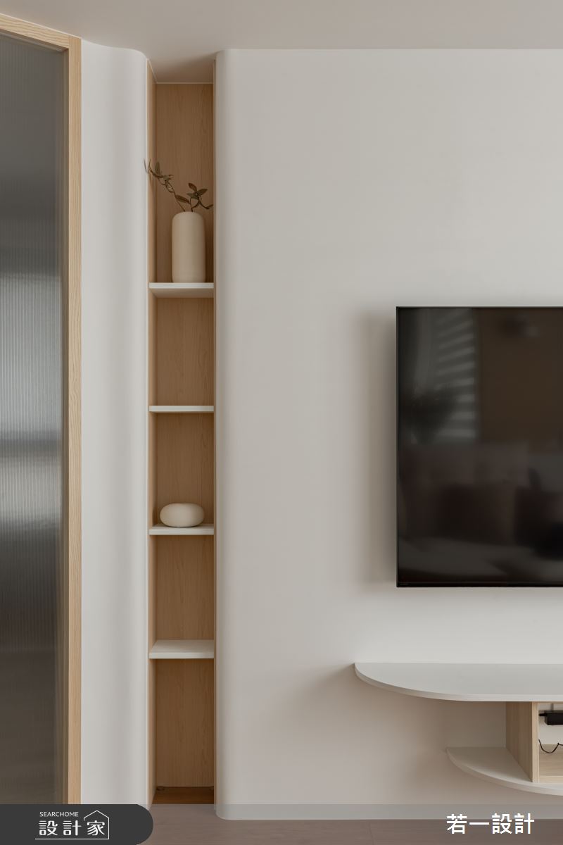 30坪新成屋(5年以下)＿日式簡約風客廳案例圖片＿若一設計＿若一_恬恬圈之12