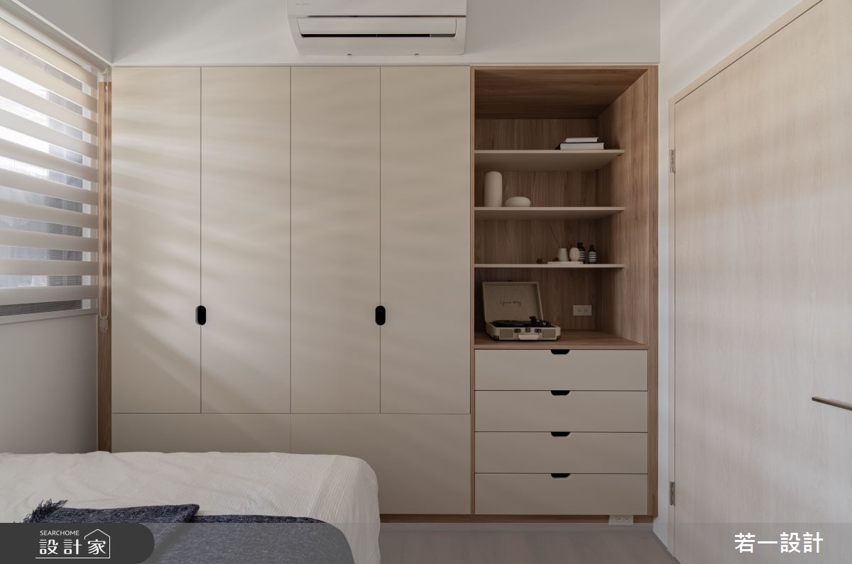 30坪新成屋(5年以下)＿日式簡約風臥室案例圖片＿若一設計＿若一_恬恬圈之15