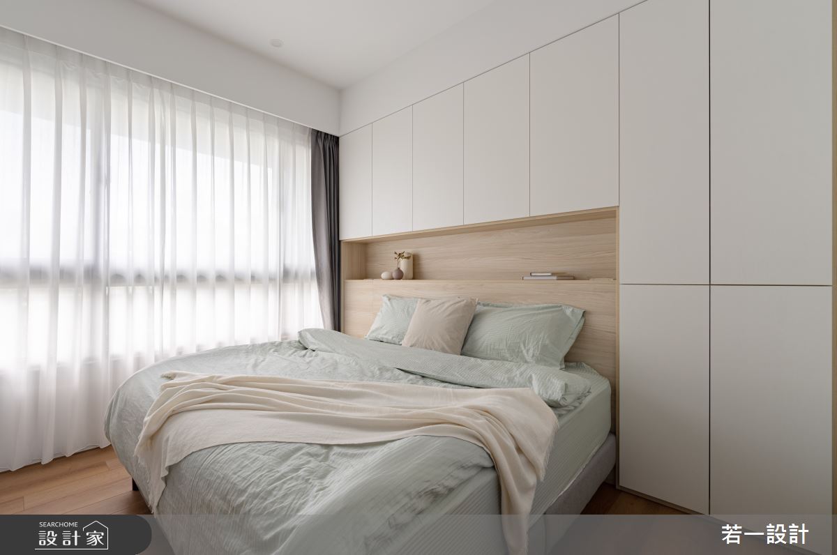 30坪新成屋(5年以下)＿日式簡約風臥室案例圖片＿若一設計＿若一_恬恬圈之13