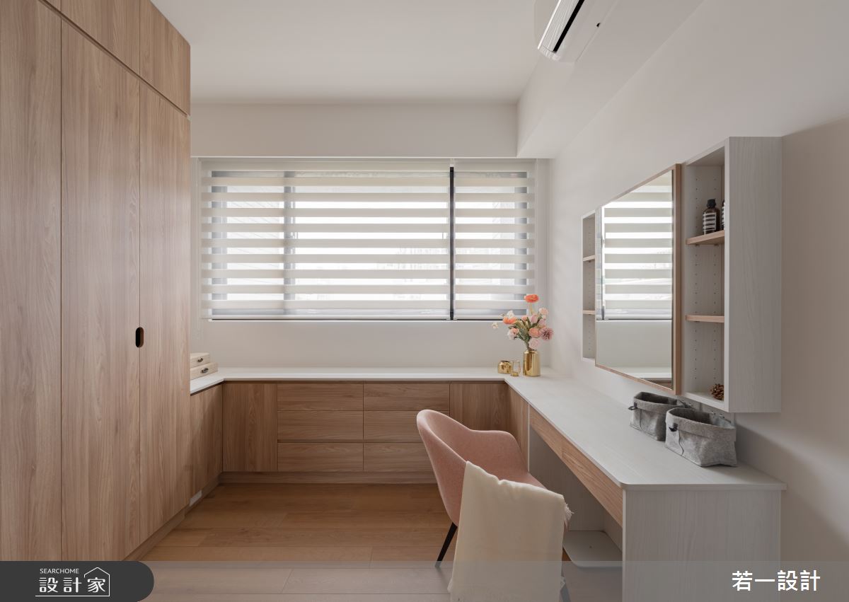 30坪新成屋(5年以下)＿日式簡約風更衣間案例圖片＿若一設計＿若一_恬恬圈之14