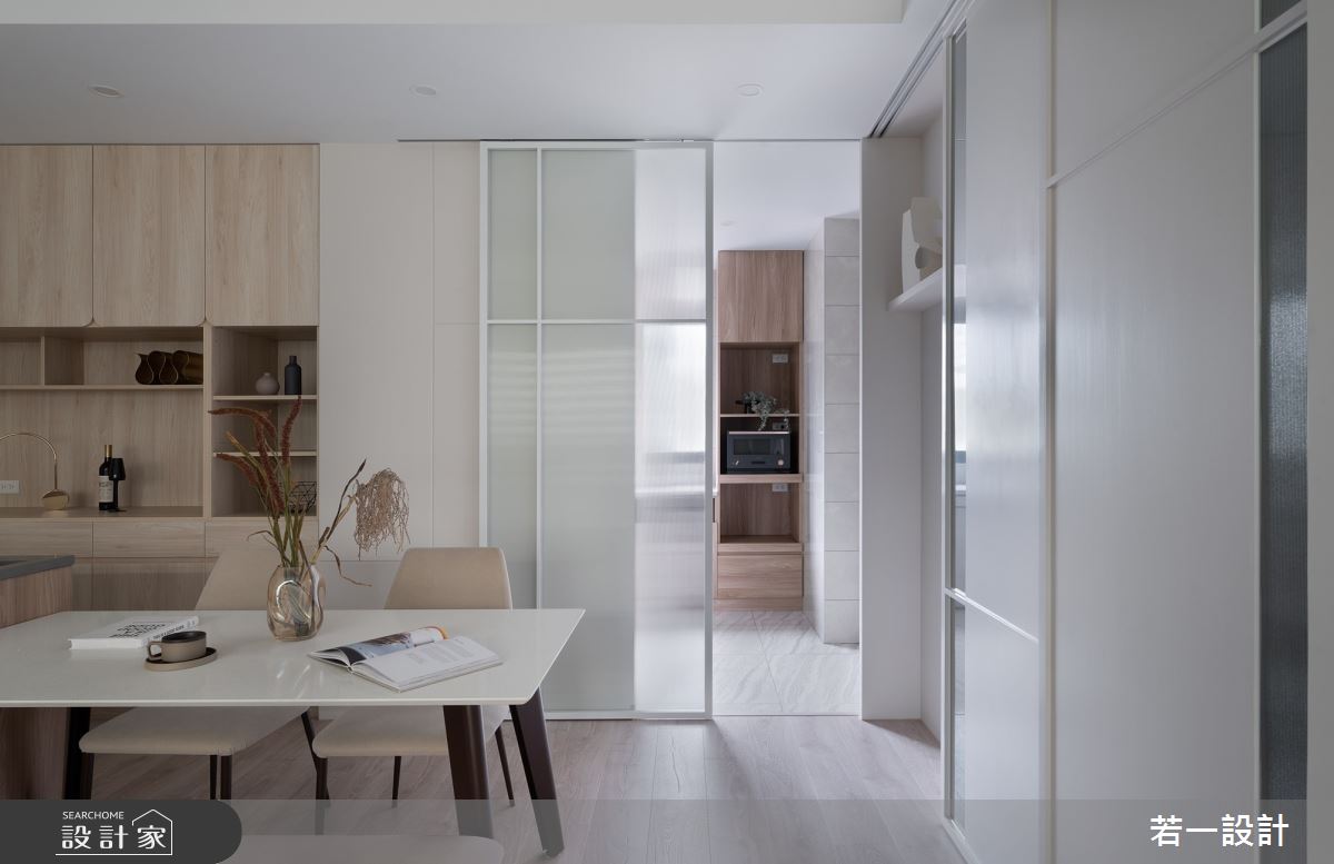26坪新成屋(5年以下)＿北歐風餐廳廚房案例圖片＿若一設計＿若一_恬淡之3