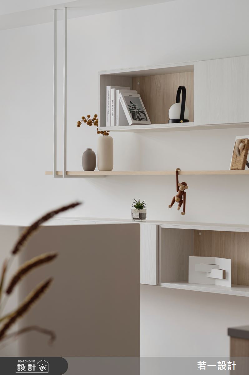 26坪新成屋(5年以下)＿北歐風書房工作區案例圖片＿若一設計＿若一_恬淡之7