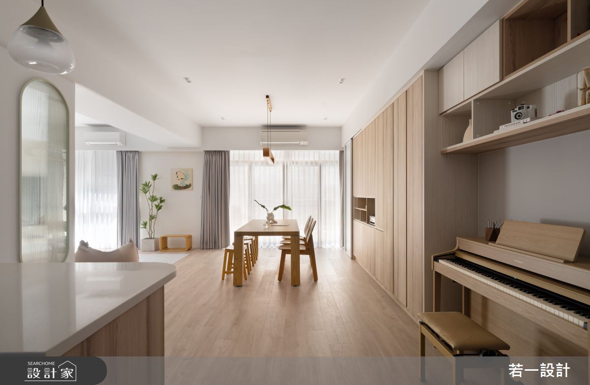 36坪新古屋(10年以下)＿日式無印風餐廳案例圖片＿若一設計＿若一_煦煦之2