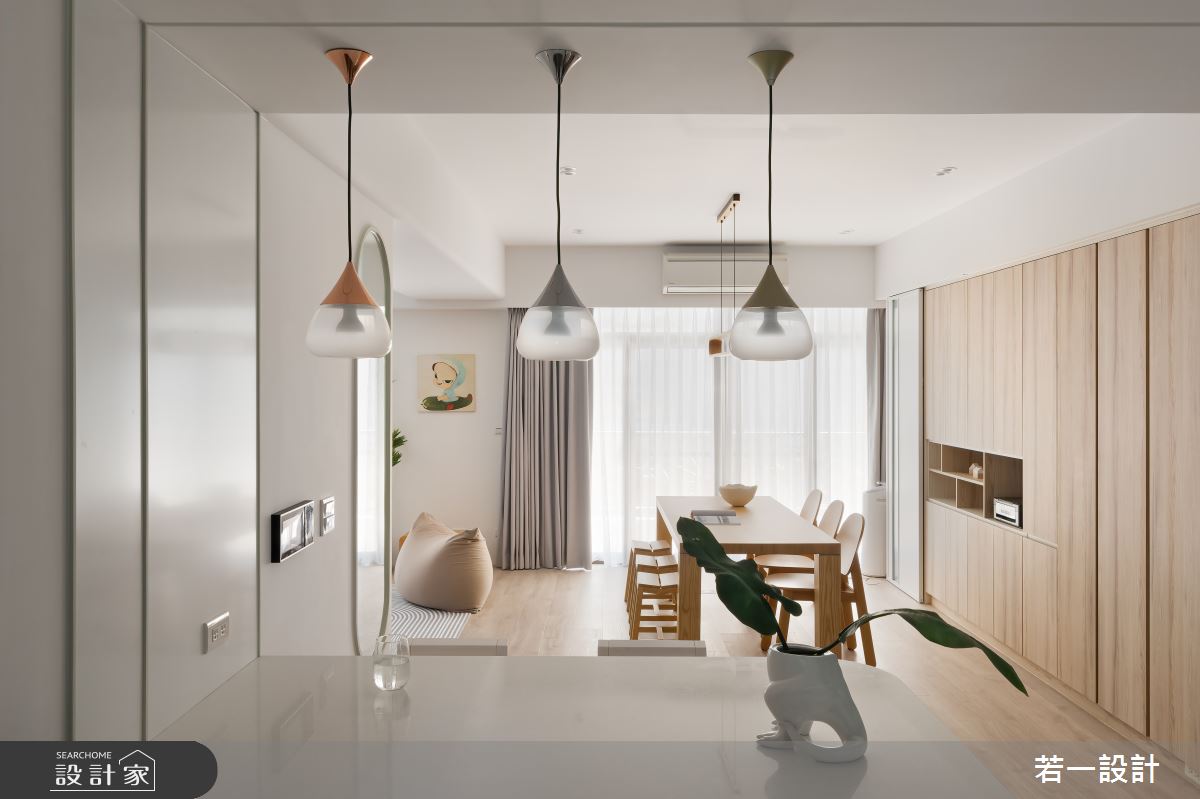 36坪新古屋(10年以下)＿日式無印風餐廳吧檯案例圖片＿若一設計＿若一_煦煦之9