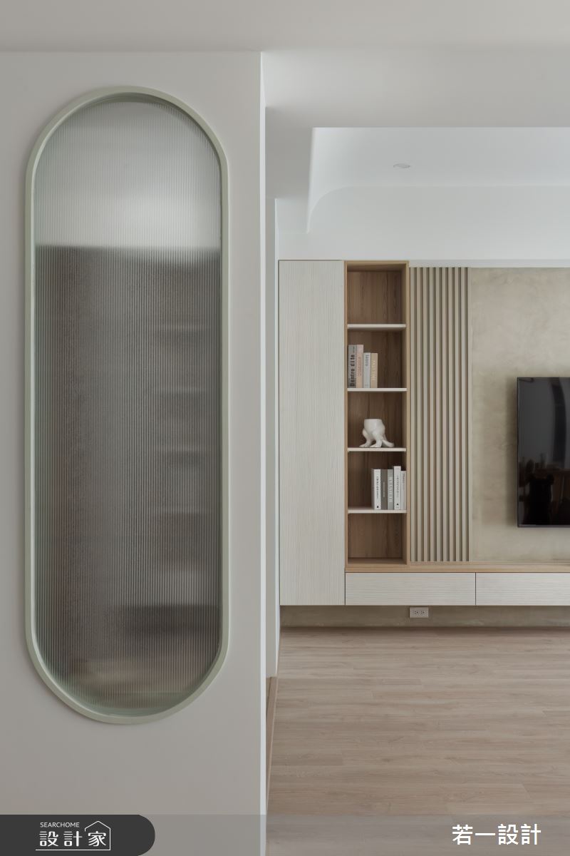 36坪新古屋(10年以下)＿日式無印風客廳案例圖片＿若一設計＿若一_煦煦之14