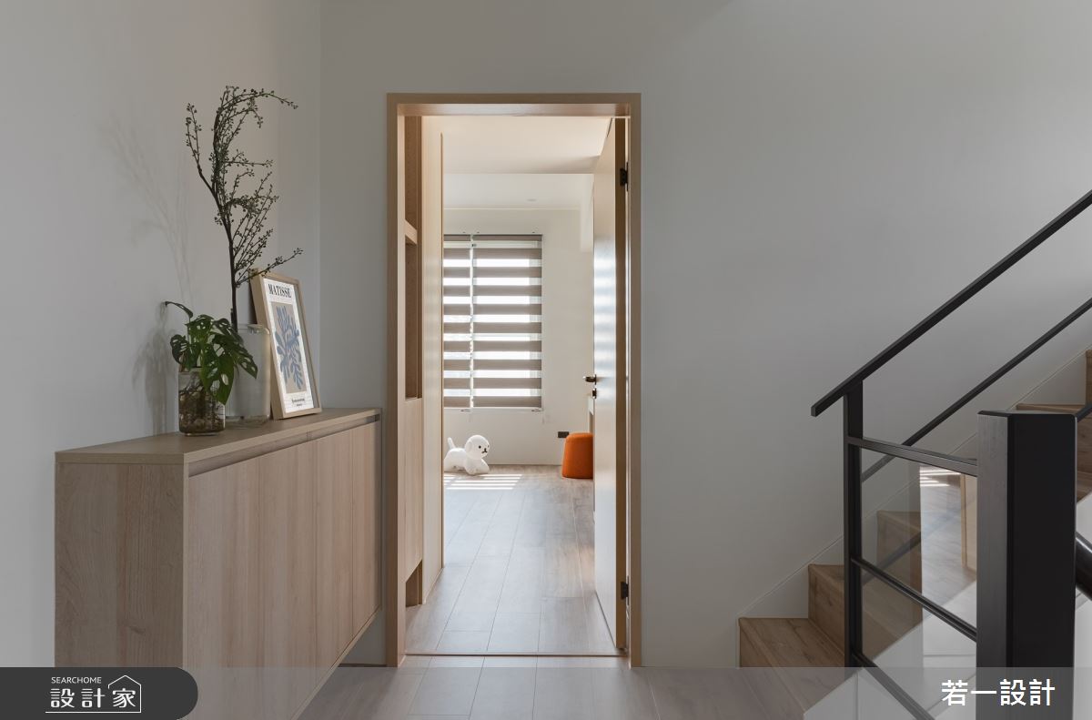 106坪老屋(16~30年)＿日式無印風臥室樓梯案例圖片＿若一設計＿若一_入暮之20