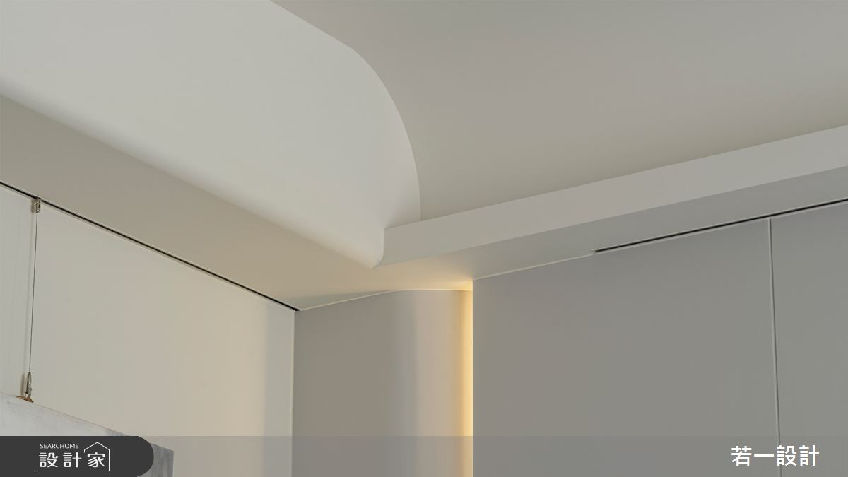 80坪新成屋(5年以下)＿輕奢風客廳案例圖片＿若一設計＿若一_蘊意之9