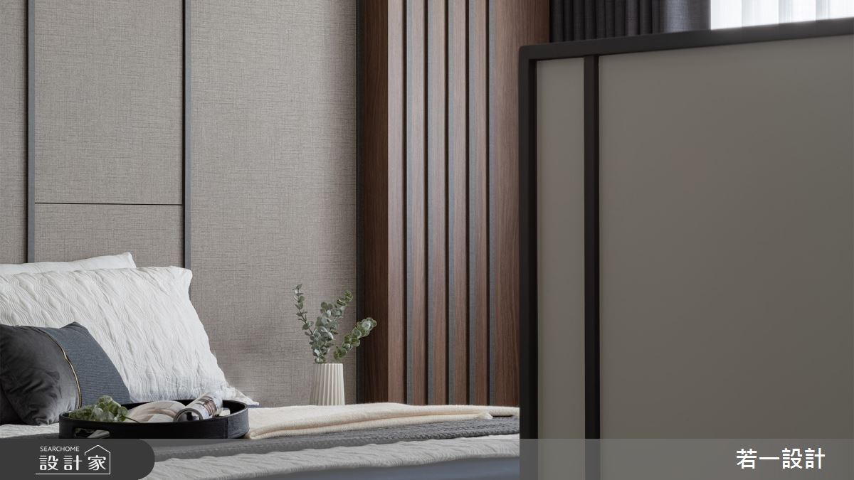 80坪新成屋(5年以下)＿輕奢風臥室案例圖片＿若一設計＿若一_蘊意之19